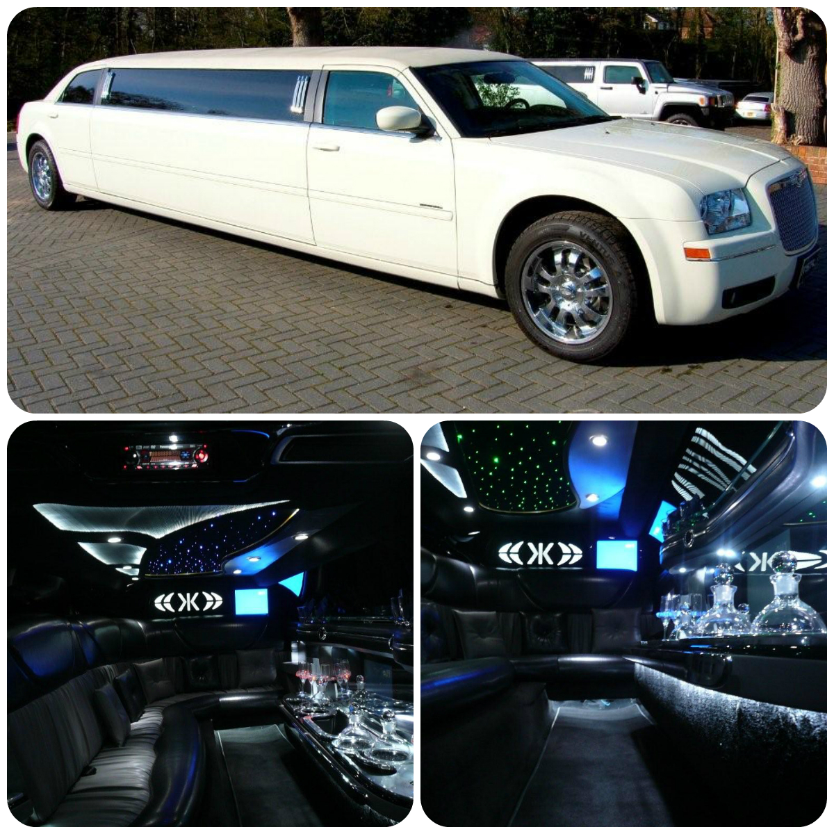 white chrysler 300c